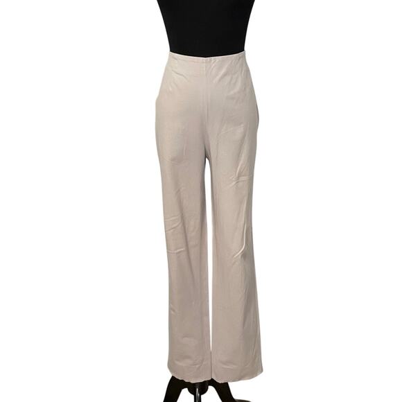 Piazza Sempione Honia High Rise Trousers Stone Gray Dress Pant Womens 12 - Picture 1 of 12